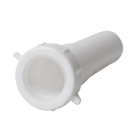 Thrifco Plumbing 1-1/4 Inch x 6 Inch Long Slip Joint Extenstion Tube with Nut & 4401630